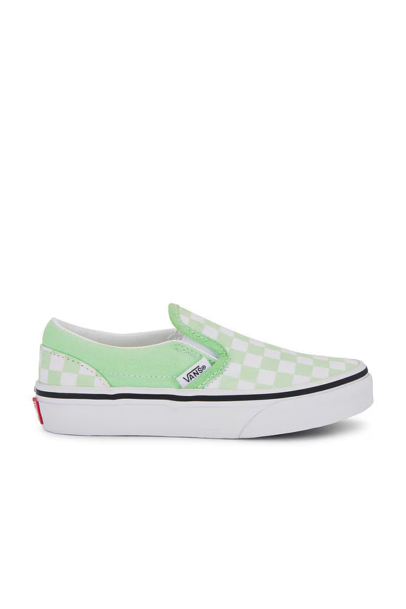 VANS YOUTH CLASSIC SLIP-ON SHOES FA23 (BD6) COLOR THEORY CHECKERBOARD