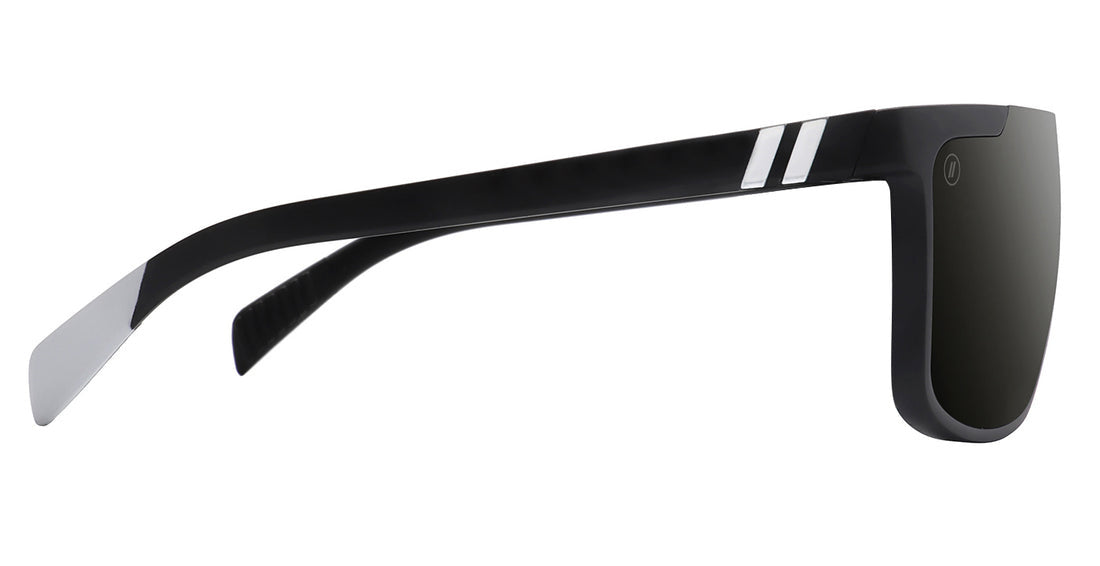 BLENDERS ACTIVE SCI-FI SUNGLASSES BLACKLINE w/ GLOSS BLACK  / SMOKE PC POL