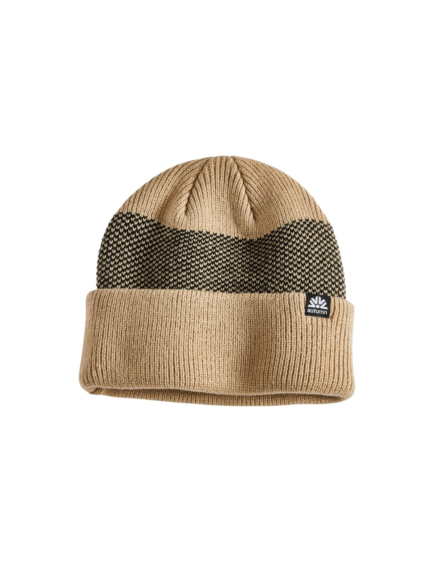 2025 AUTUMN SIMPLE BIRDSEYE BEANIE KHAKI
