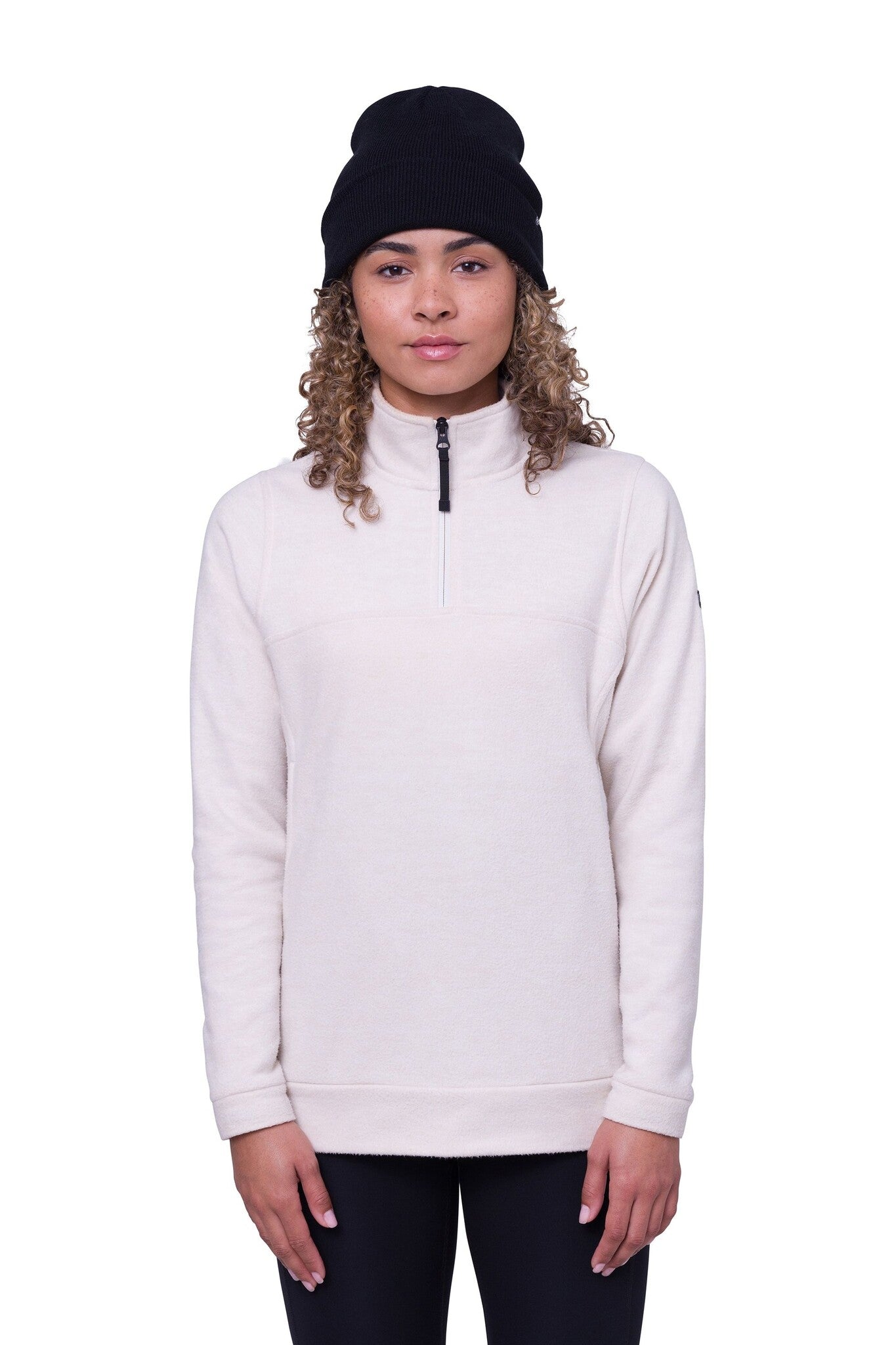 2024 686 WMNS QUARTER ZIP FLEECE BIRCH