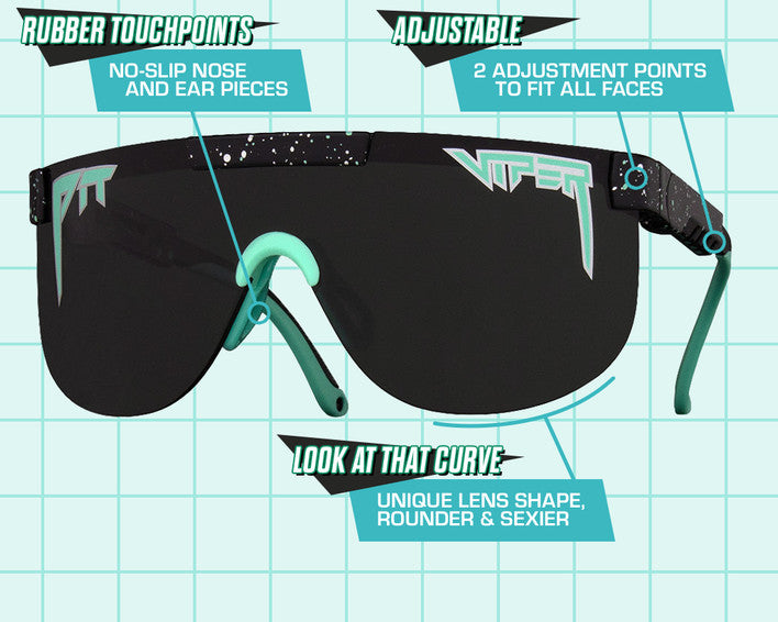 PIT VIPER THE THUNDERMINT ELLIPTICAL SUNGLASSES