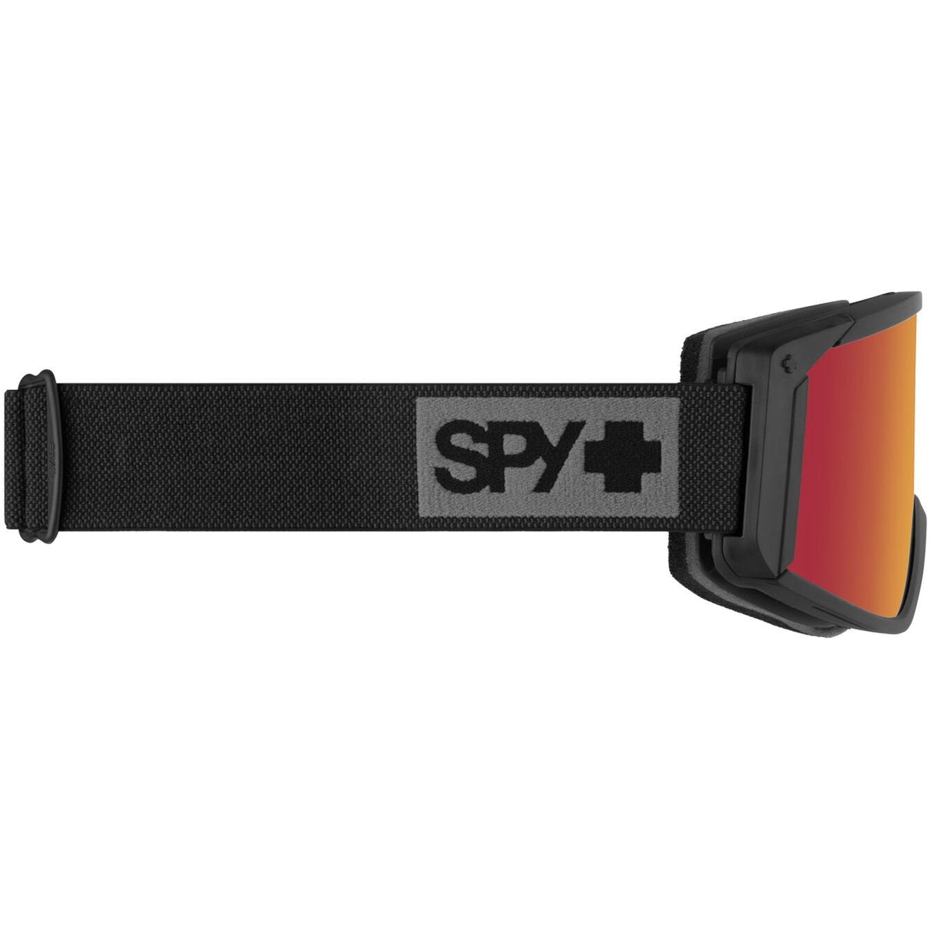 2026 SPY RAIDER MATTE BLACK GOGGLES W/ML ROSE RED MIRROR