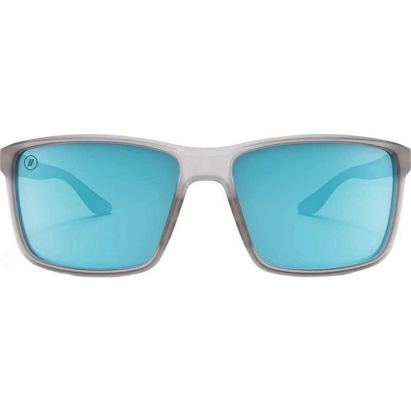 BLENDERS MESA CROSSING ALASKA SUNGLASSES MATTE GREY w/ BLUE PLR LENS