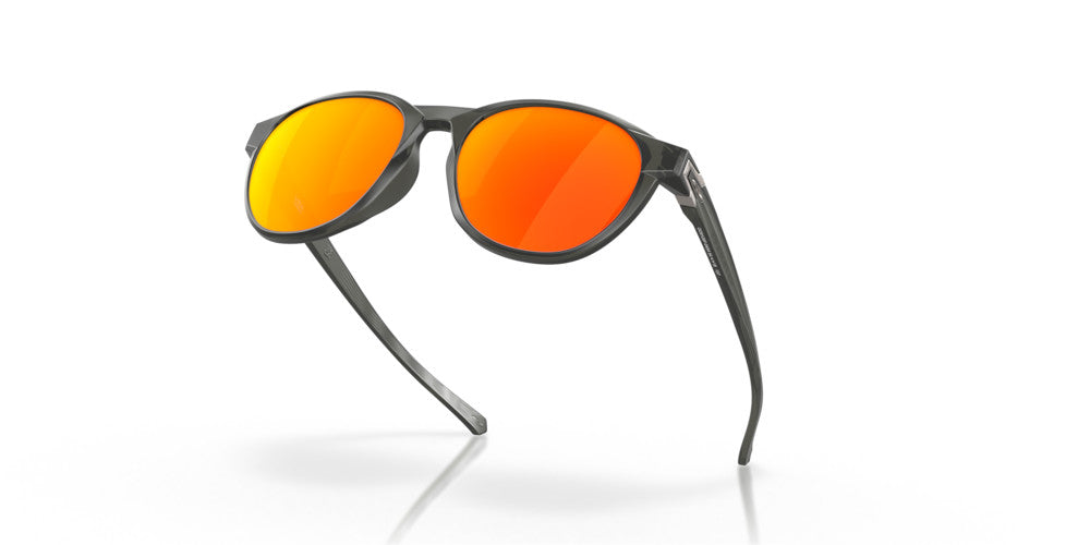 OAKLEY REEDMACE MATTE GRY SMOKE SUNGLASSES w/ PRIZM RUBY PLR LENS