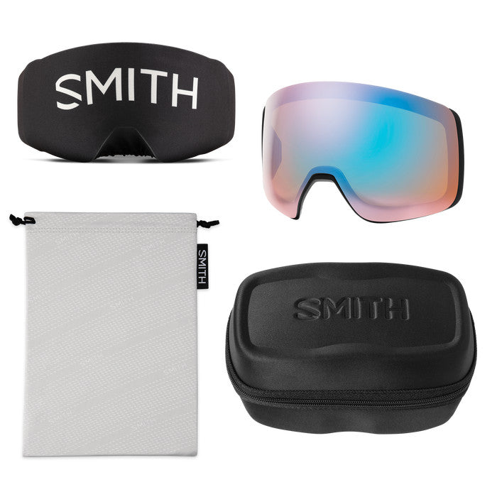 2026 SMITH 4D MAG XL LWBRDG FIT GGL BLKOUT w/ CP SUN BLK + CP STRM BLU SNSR MRR
