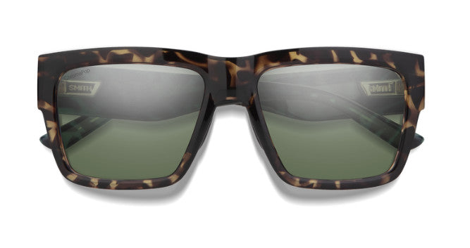 SMITH LINEUP ALPINE TORT SUNGLASSES w/ CP PLR GREY GREEN
