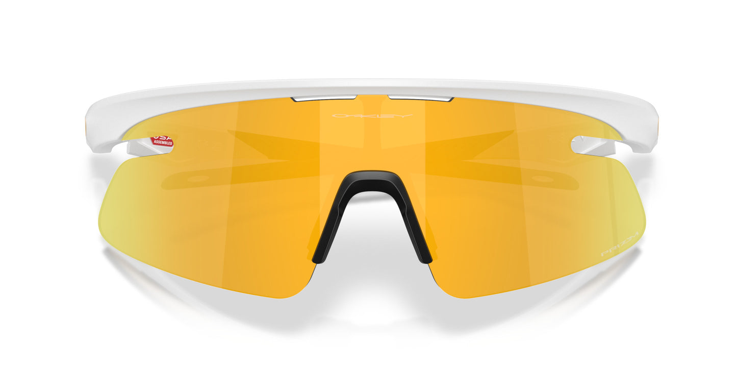 OAKLEY RSLV LITE MATTE WHITE SUNGLASSES w/ PRIZM 24K