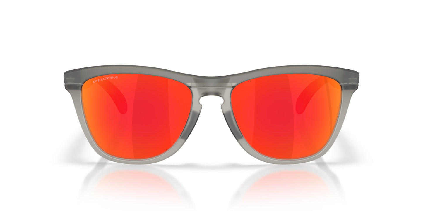 OAKLEY FROGSKINS RANGE XL GREY SMOKE SUNGLASSES w/ PRIZM RUBY