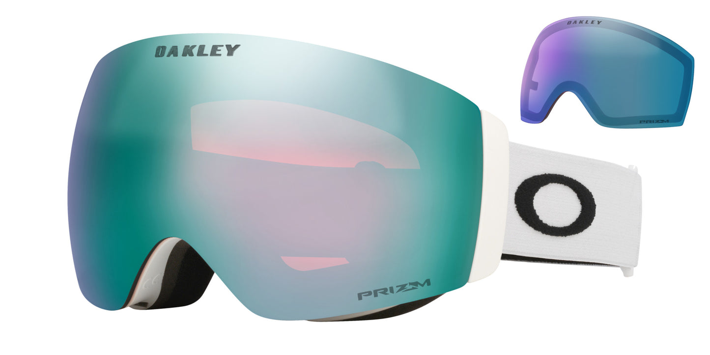 2026 OAKLEY FLIGHT DECK PRO M GGL MT WHT w/PRIZM SAPHIRE +