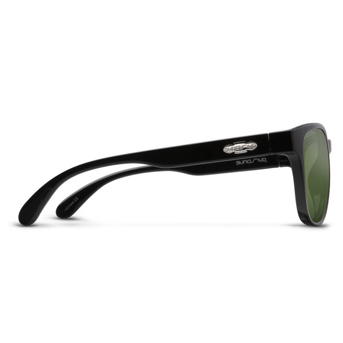 SUNCLOUD  LOVESEAT BLACK SUNGLASSES w/ GRY PLR LENS