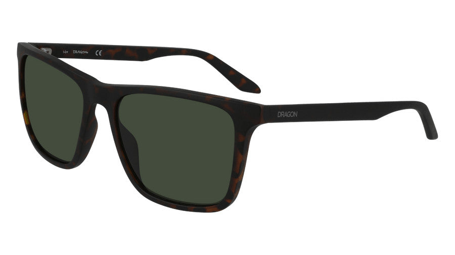DRAGON RENEW MATTE TORT SUNGLASSES w/ LL G15 LENS