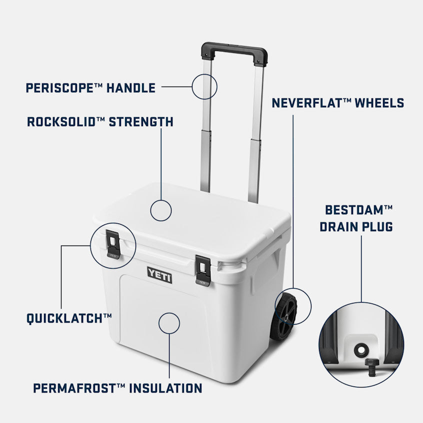 YETI ROADIE 60 HARD COOLER WHITE