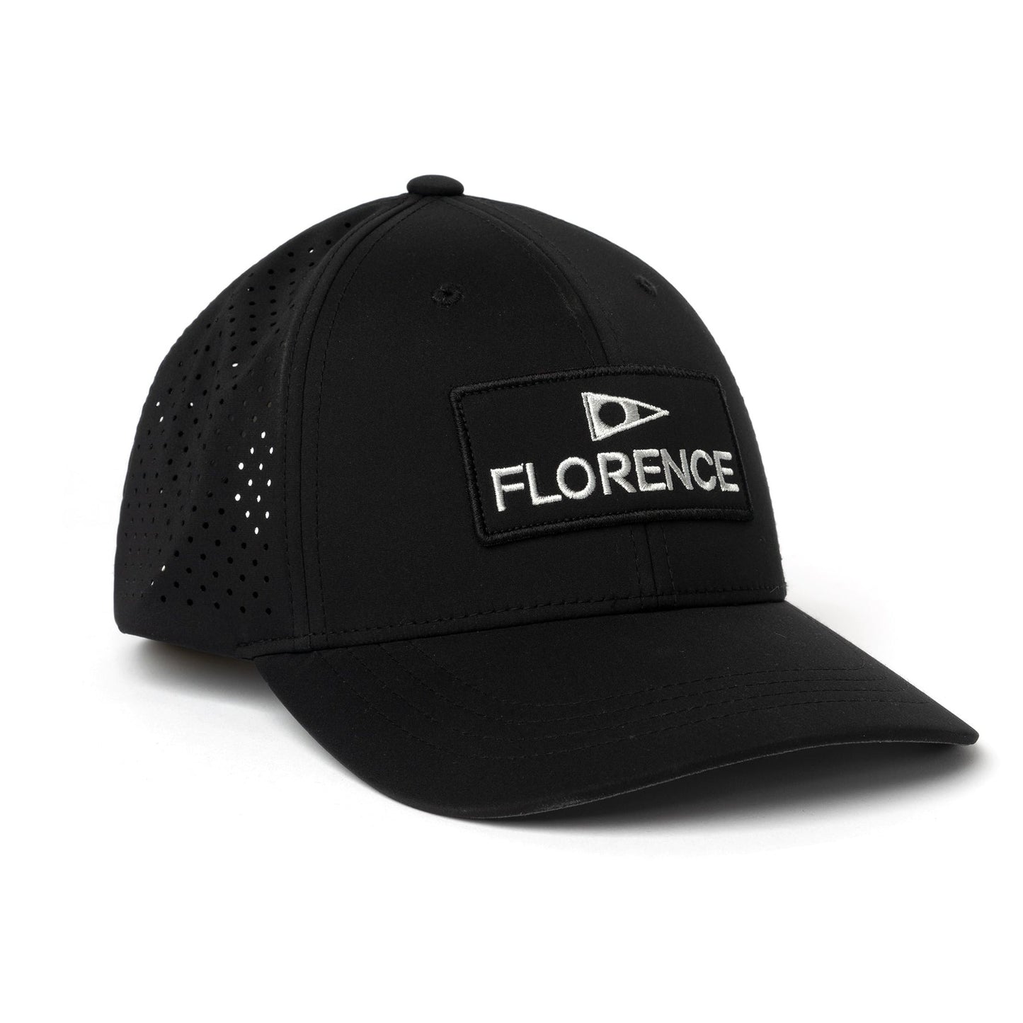 FLORENCE MENS AIRTEX TRUCKER HAT SP26 BLACK