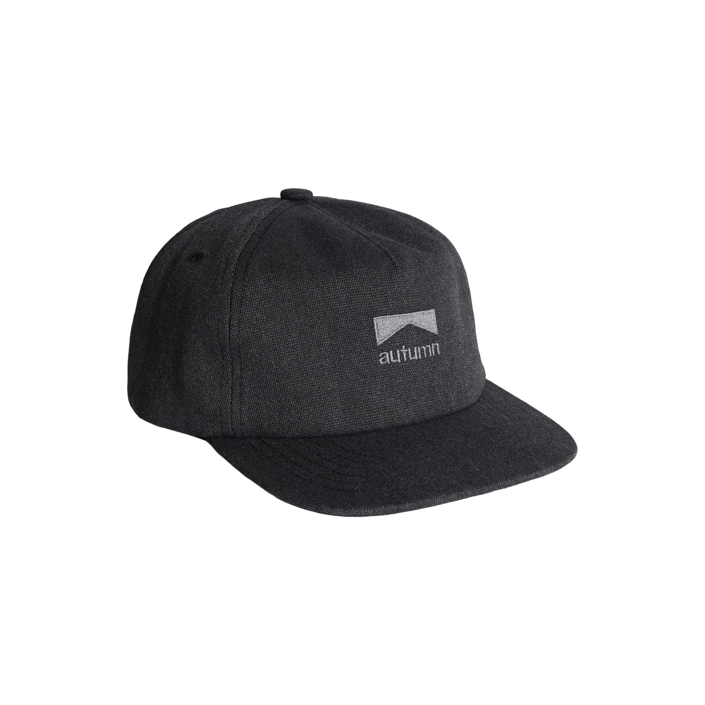 2026 AUTUMN WASHED CANVAS STRAPBACK BLACK