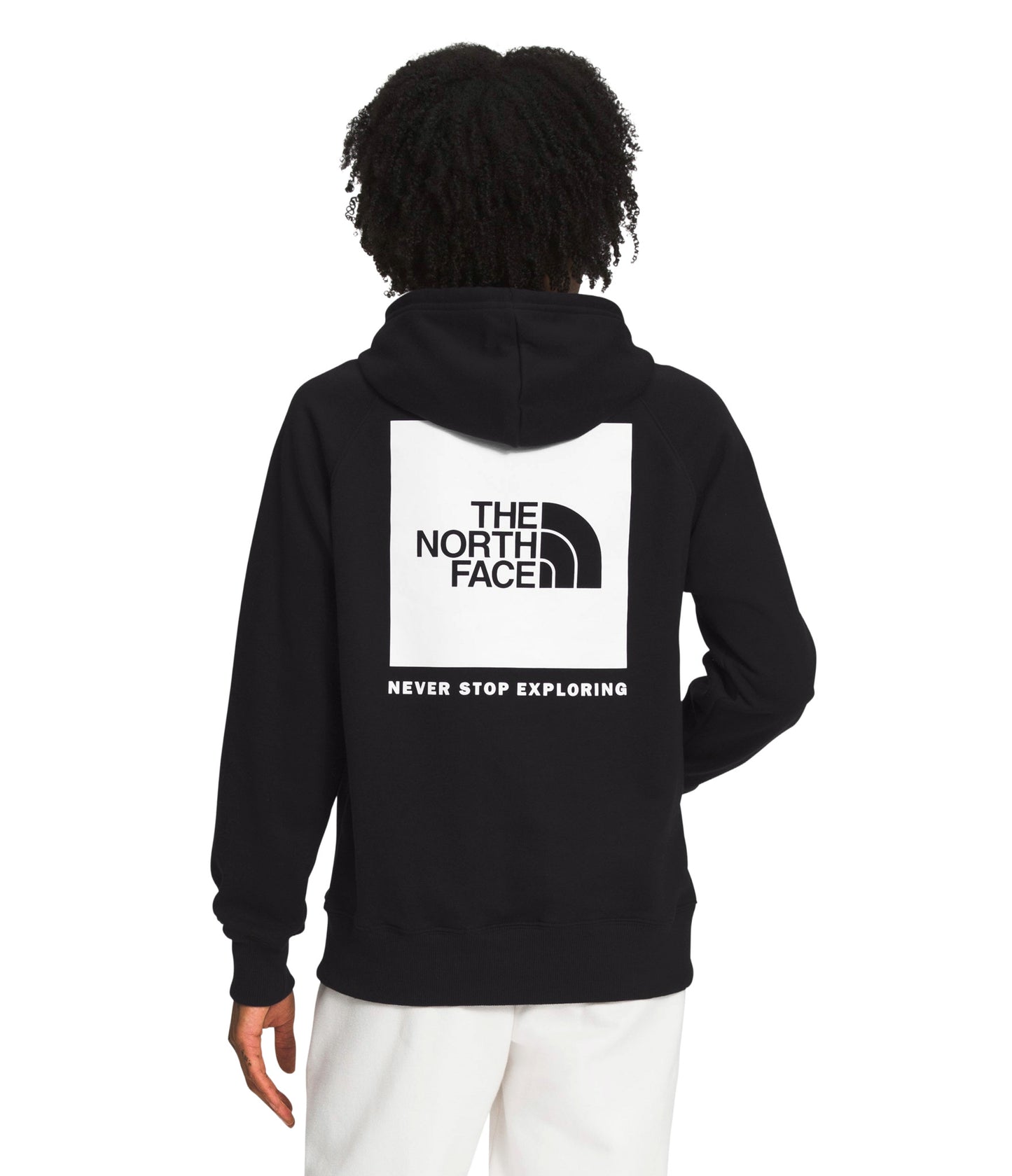 TNF WMNS BOX NSE PULLOVER HOODY SP23 TNF BLACK/TNF WHITE