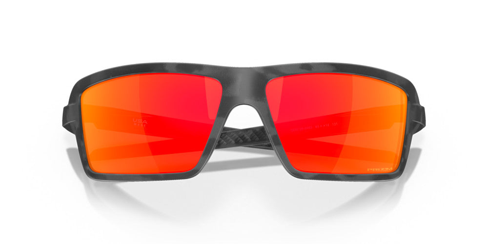OAKLEY CABLES BLK CAMO SUNGLASSES w/ PRIZM RUBY LENS