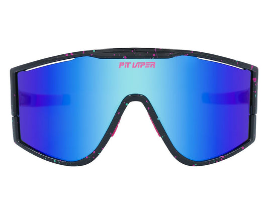 PIT VIPER THE TRY-HARD SUNGLASSES THE MIDNIGHT w/BLUE