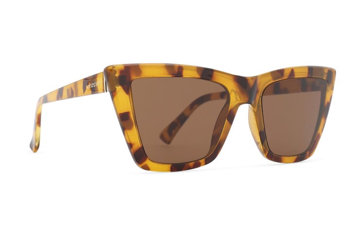 VONZIPPER STILETTA SPOTTED TORT SUNGLASSES w/ BRONZE LENS