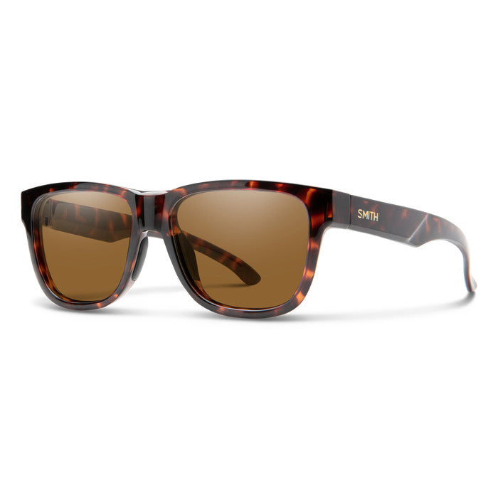 SMITH LOWDOWN SLIM 2 TORT SUNGLASSES w/ PLR BRWN