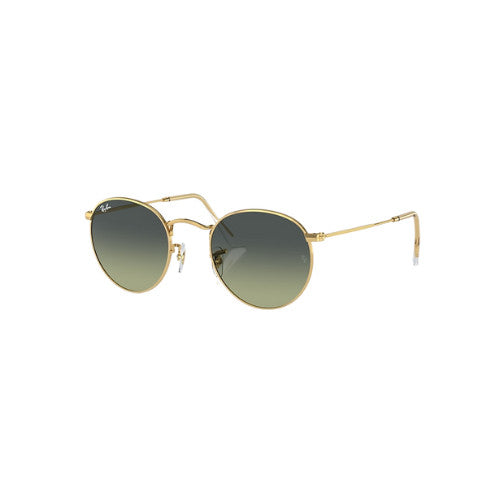 RAY-BAN ROUND METAL SUNGLASSES ARISTA w/ GREEN VINATGE