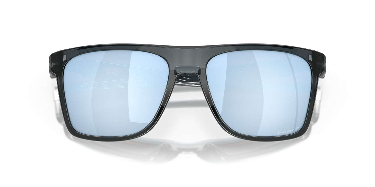 OAKLEY LEFFINGWELL CRYSTAL BLK SUNGLASSES w/ PRIZM DEEP WTR PLR LENS