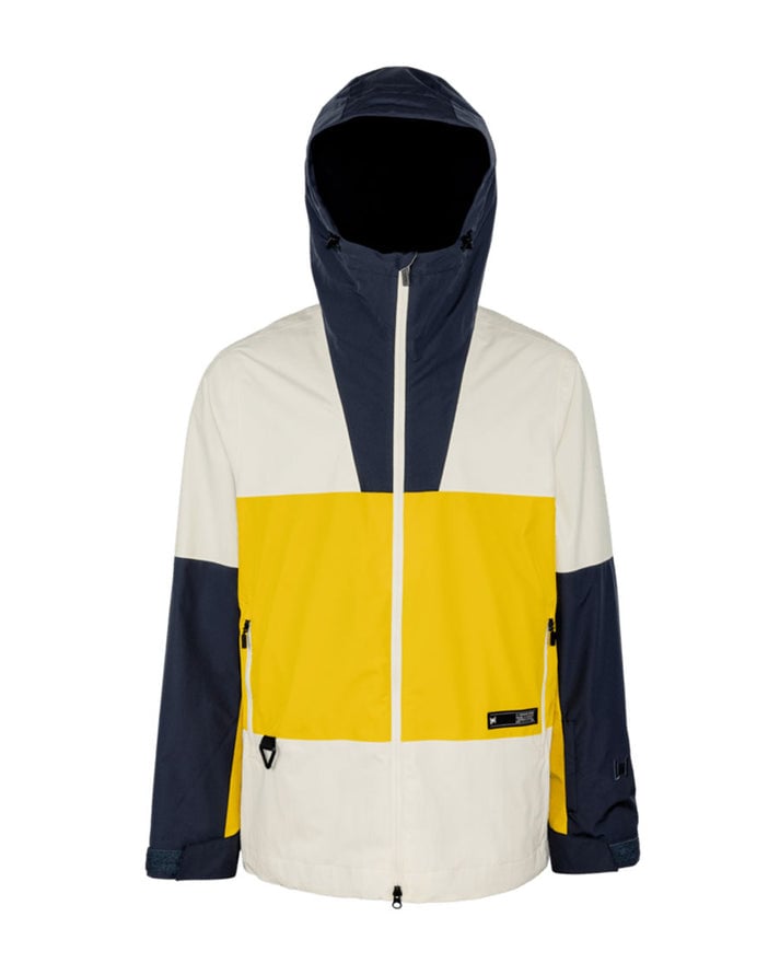 2025 L1 VENTURA JACKET CREAM/HOT YELLOW/STORM