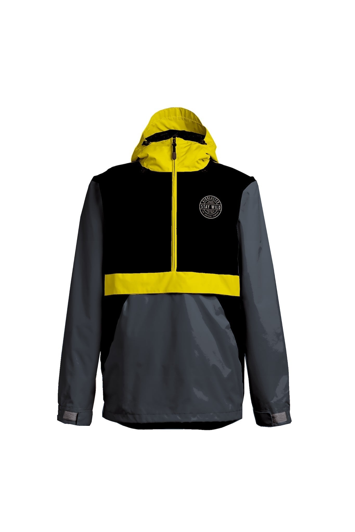 2024 AIRBLASTER TRENCHOVER JACKET BLACK SAFETY