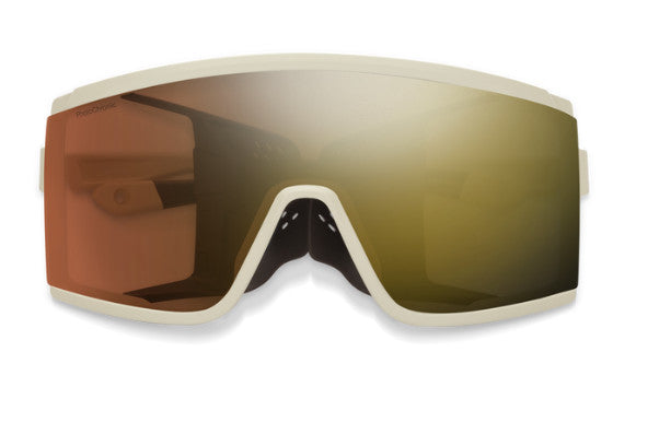 SMITH PURSUIT MATTE BONE SUNGLASSES W/CP GLCR PHTCHRMC CPPR GRY GLD MRR