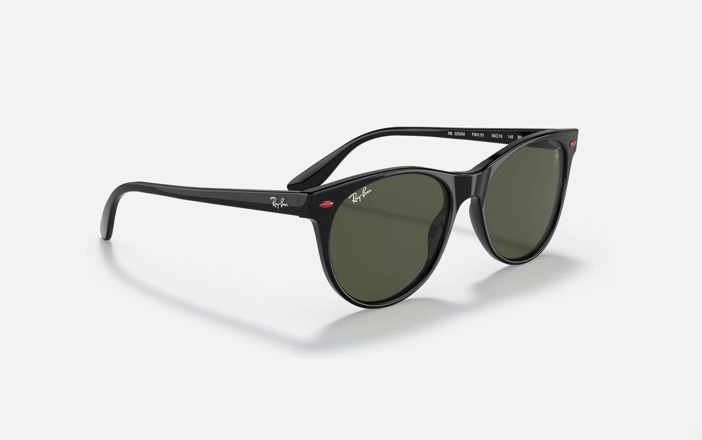 RAY-BAN FERRARI SUNGLASSES BLACK w/ G-15 GRN