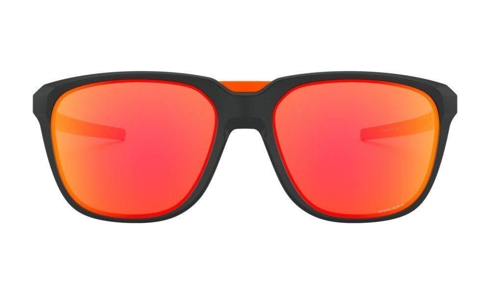 OAKLEY ANORAK MATTE BLK SUNGLASSES w/ PRIZM RUBY LENS