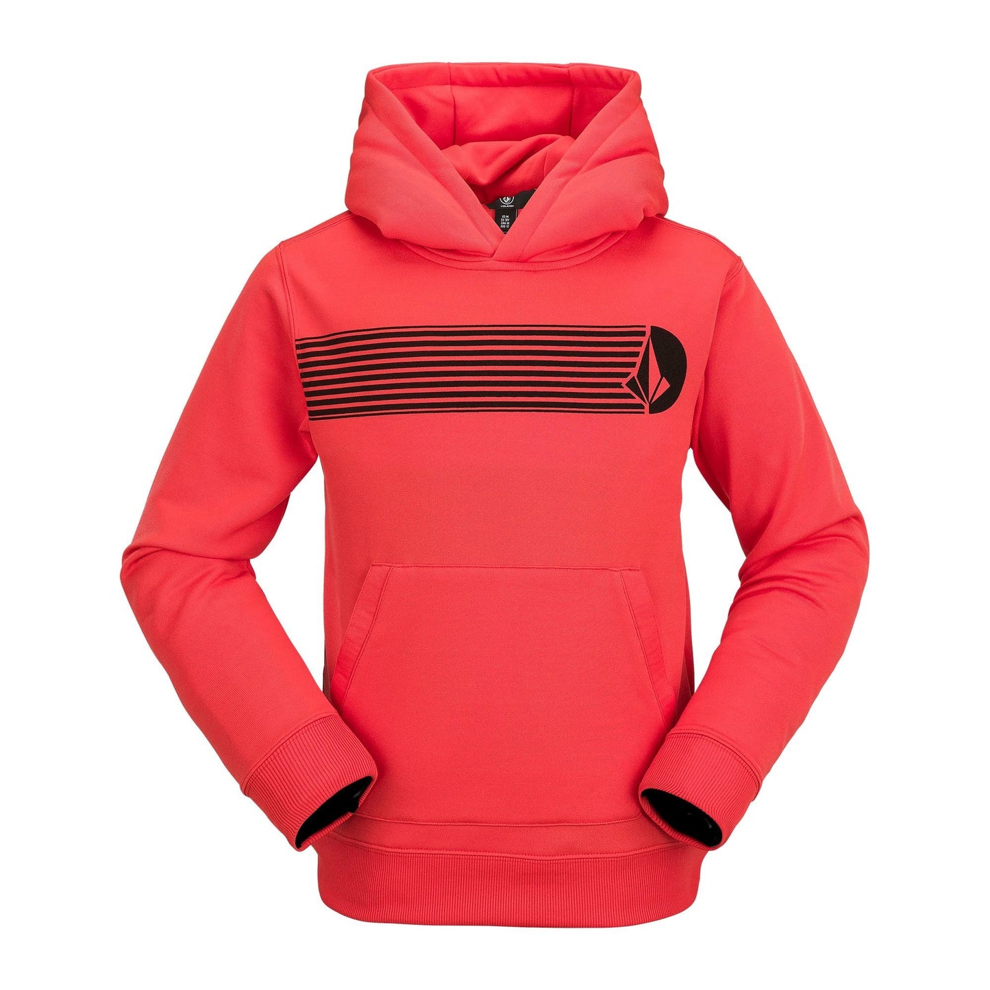 2023 VOLCOM BOYS YOUTH RIDING FLEECE ORANGE SHOCK