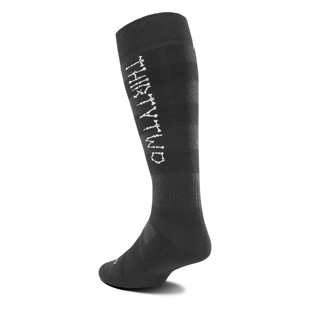 2026 THIRTYTWO DIGGERS MERINO SOCK BLACK/WHITE