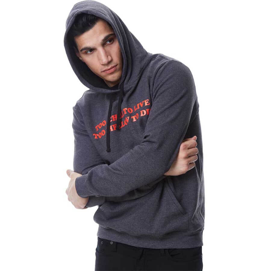 CAPITA MENS SB MELLOW HOODY HO22 HEATHER CHARCOAL