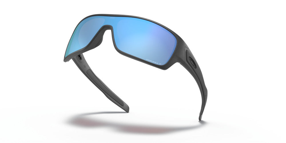 OAKLEY TURBINE ROTOR STEEL SUNGLASSES w/ PRIZM DEEP WATER PLR LENS