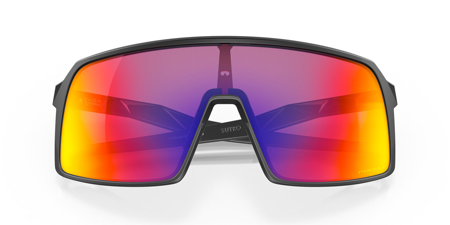 OAKLEY SUTRO MATTE BLK SUNGLASSES w/ PRIZM ROAD LENS