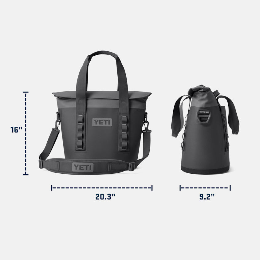 YETI HOPPER M15 SOFT COOLER BLACK