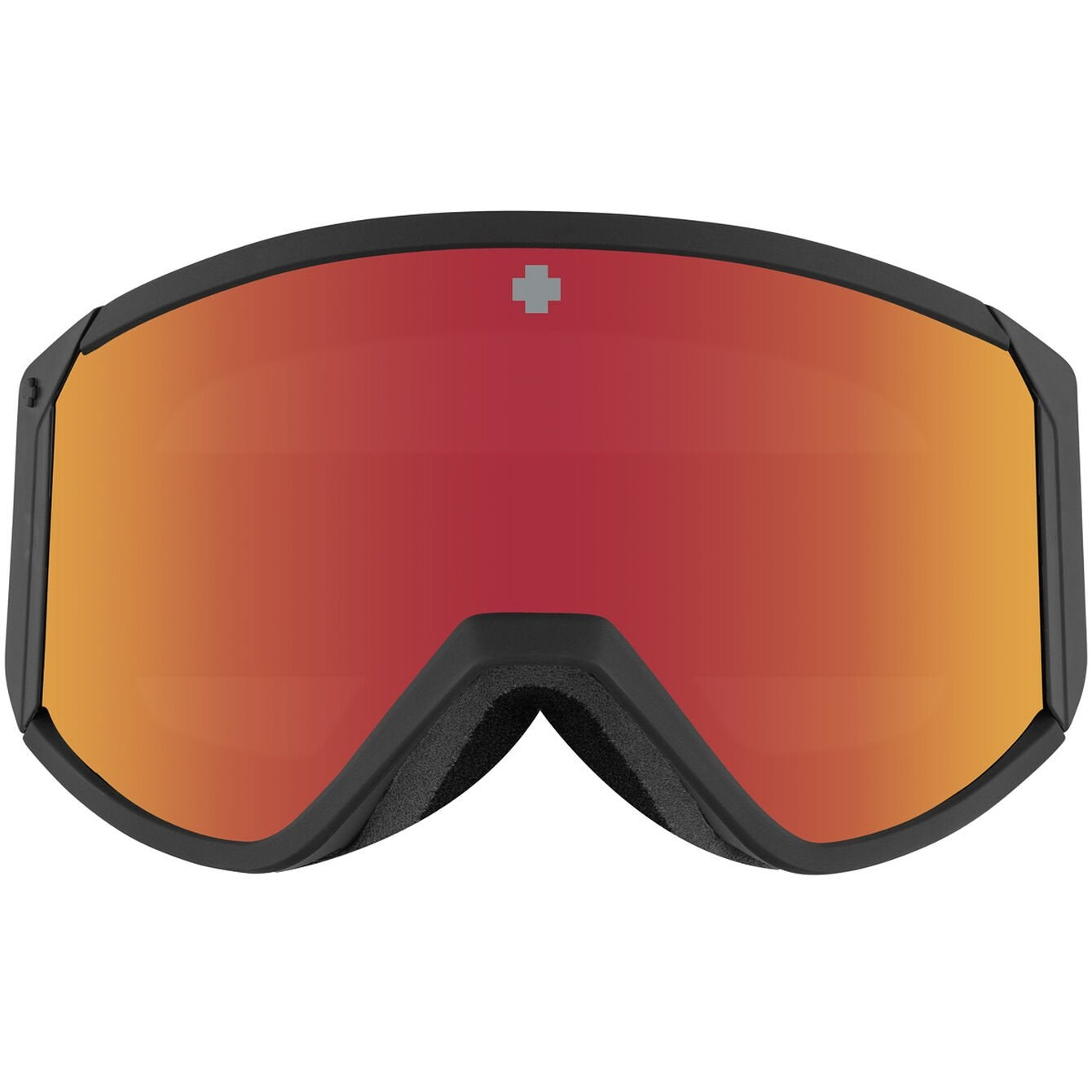 2026 SPY RAIDER MATTE BLACK GOGGLES W/ML ROSE RED MIRROR