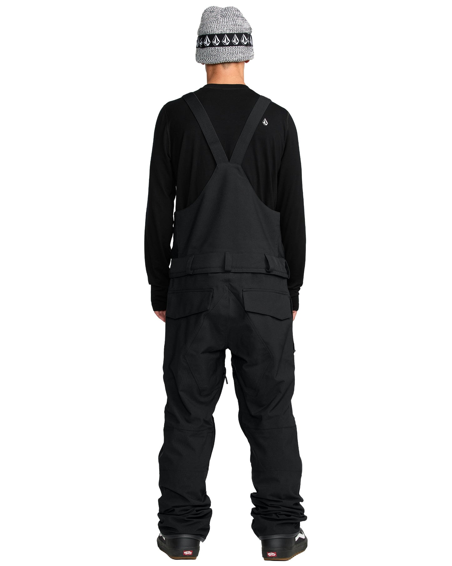 2026 VOLCOM ROAN BIB OVERALL BLACK