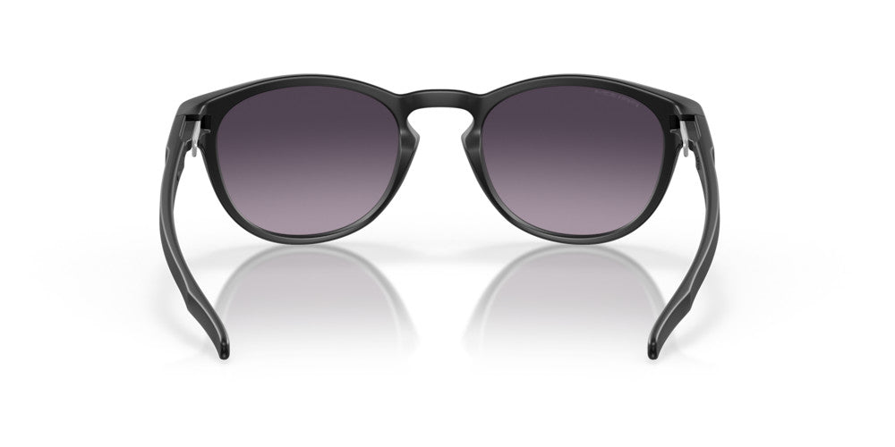 OAKLEY LATCH MATTE BLK SUNGLASSES w/ PRIZM GRY GRADIENT LENS