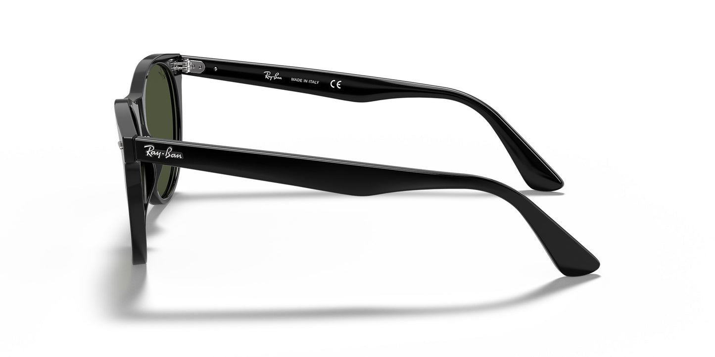 RAY-BAN WAYFARER II SUNGLASSES BLACK w/ G-15 GRN