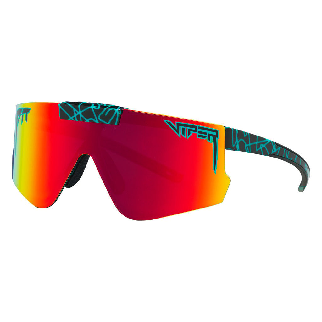 PIT VIPER THE FLIP-OFFS SUNGLASSES THE VOLTAGE w/PINK/PURPLE