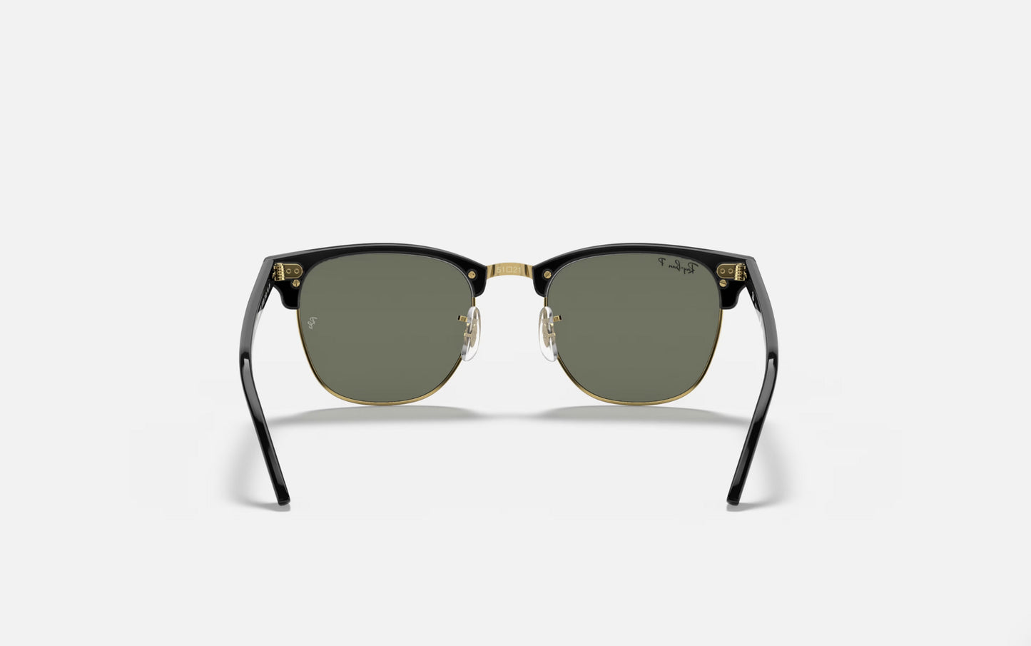 RAY-BAN CLUBMASTER SUNGLASSES BLACK w/G-15 GREEN