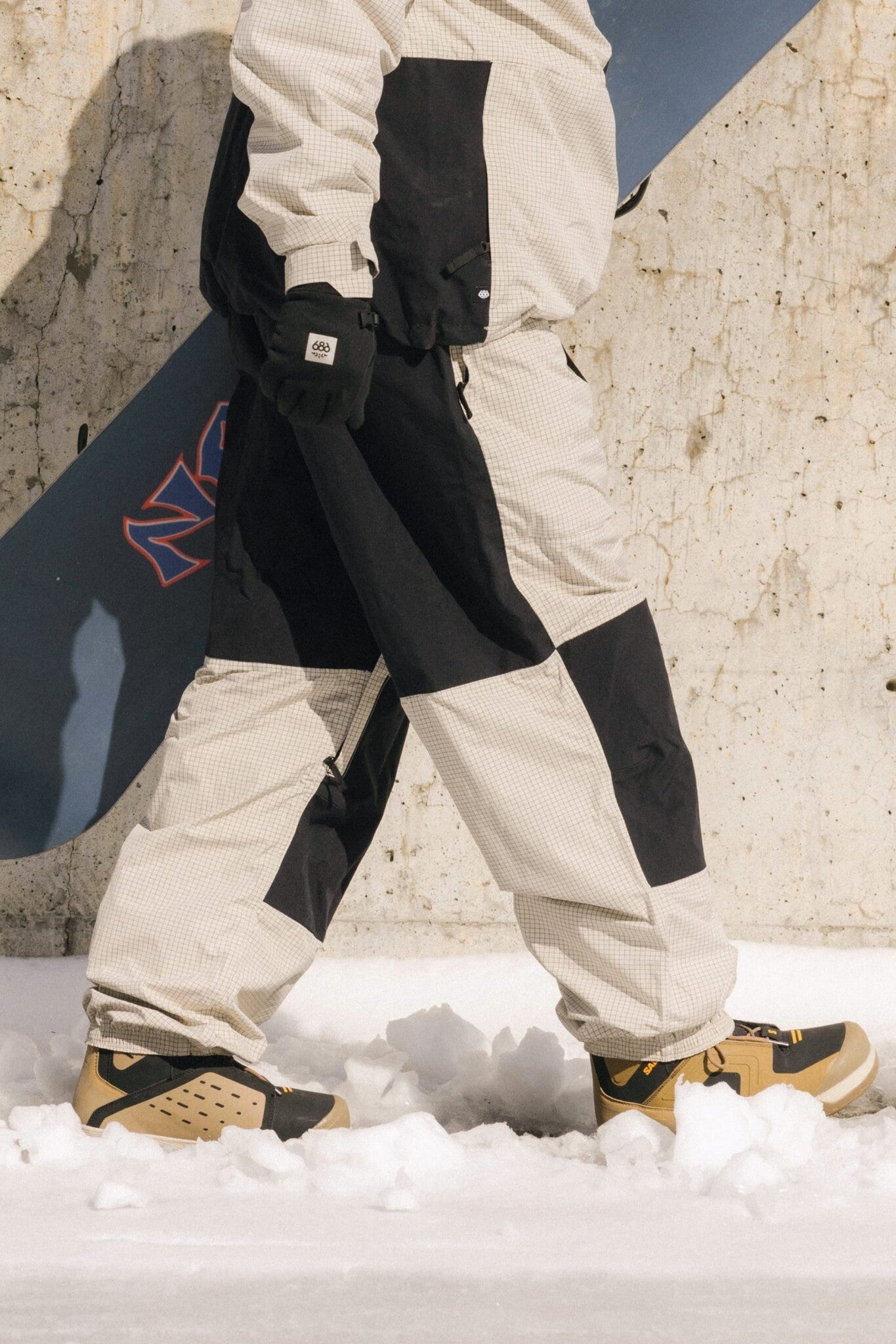 2026 686 MENS 2.5L GHOST SNOW PANT LIMESTONE GRID