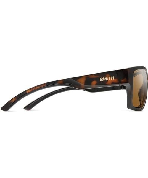SMITH OUTLIER 2 MATTE TORT SUNGLASSES w/ CP PLR BRN
