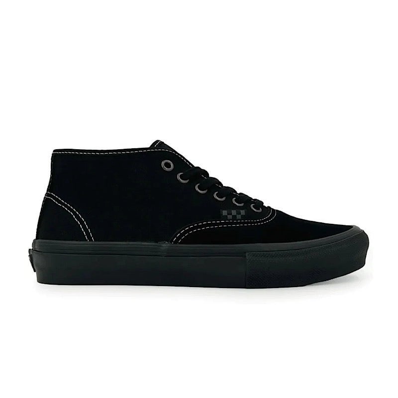 VANS MENS SKATE AUTHENTIC MID SHOES SP25 (1OJ) BLACKOUT