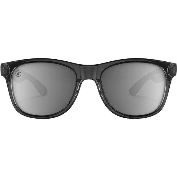 BLENDERS M CLASS X2 SMOKE SHADOW SUNGLASSES CRYS BLACK w/ SILVER PLR LENS