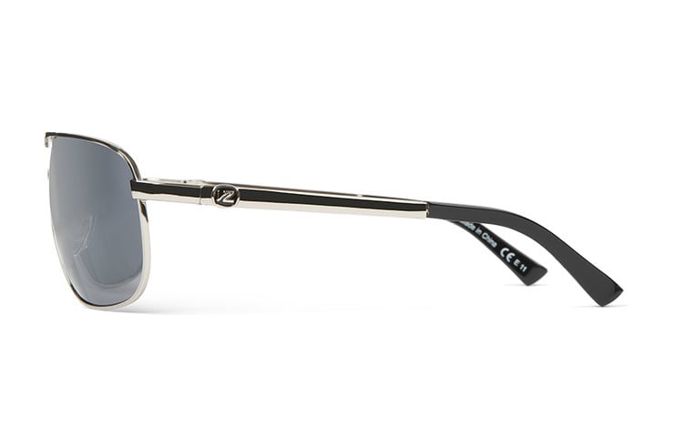 VONZIPPER SKITCH SILVER SUNGLASSES w/ GRY CHROME LENS