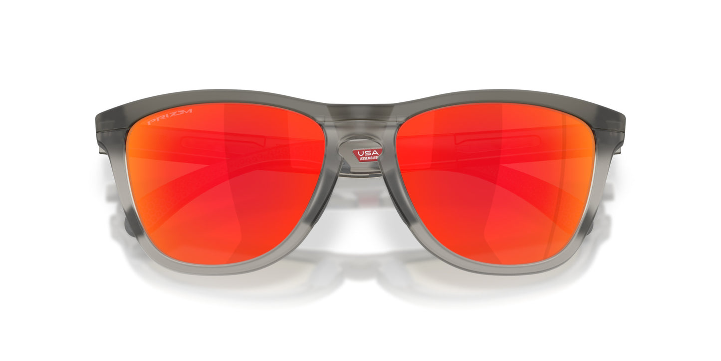 OAKLEY FROGSKINS RANGE XL GREY SMOKE SUNGLASSES w/ PRIZM RUBY