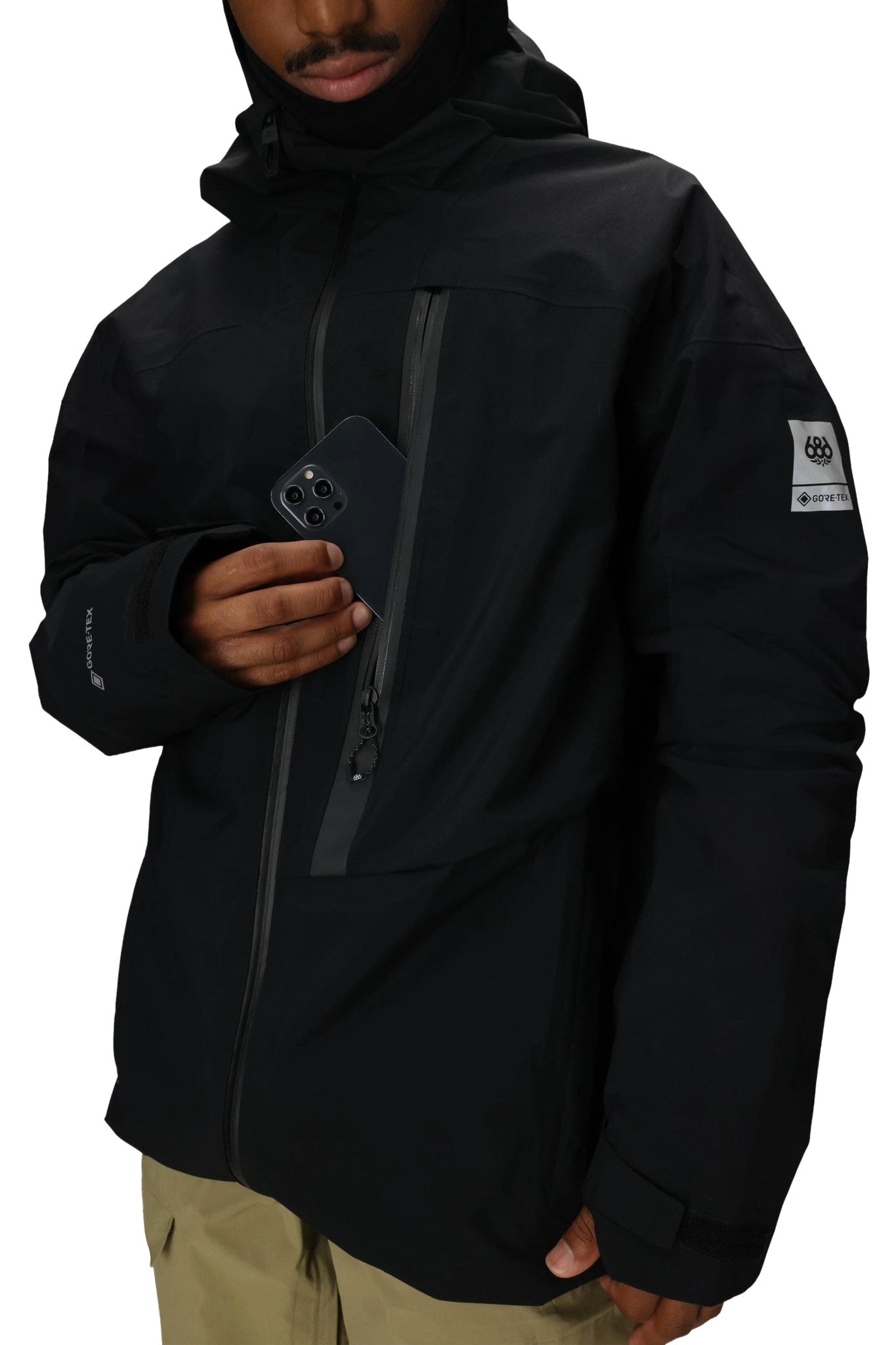 2026 686 MENS GORE-TEX GT THERMOGRAPH SNOW JACKET BLACK