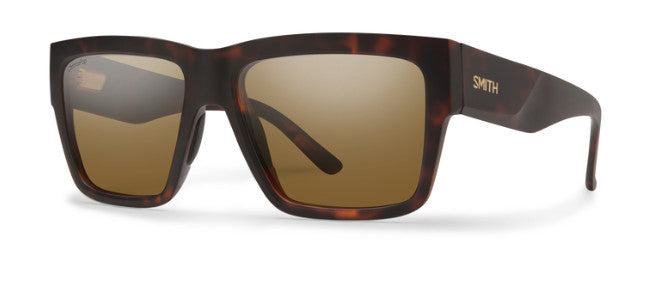 SMITH LINEUP MATTE TORT SUNGLASSES w/ CP PLR BROWN